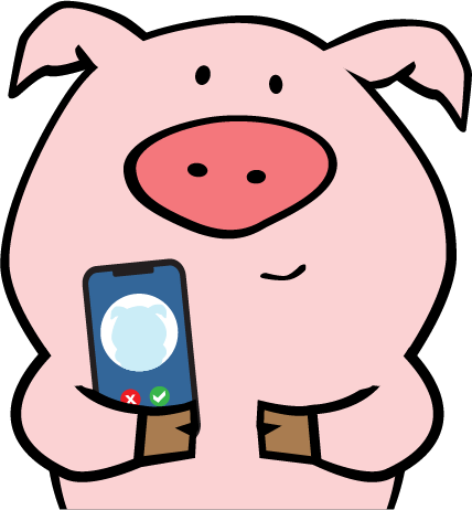 Portly the pig